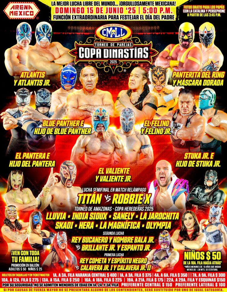 Función del Día del Padre, Copa Dinastías CMLL