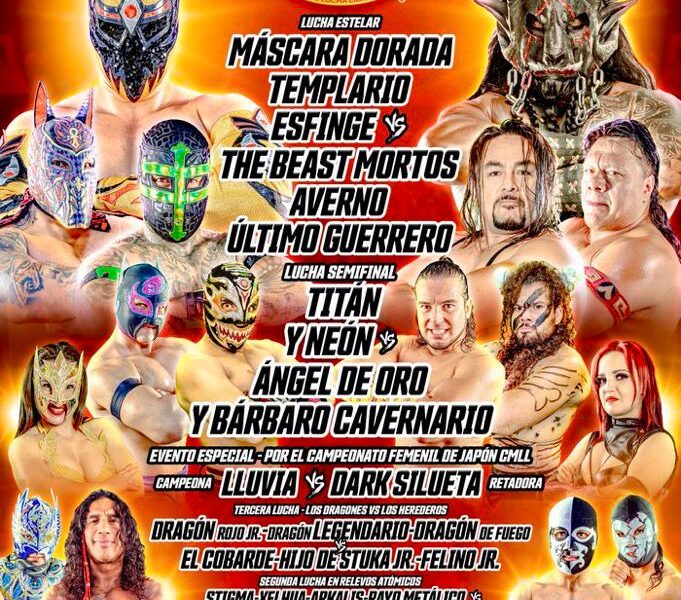 The Beast Mortos en el Viernes Espectacular del CMLL como parte de AEW