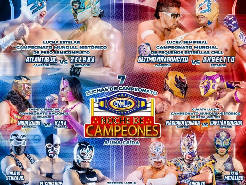 Noche de Campeones CMLL Cartelera
