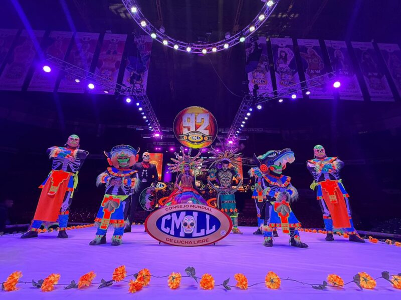 Día de muertos en la lucha libre del CMLL